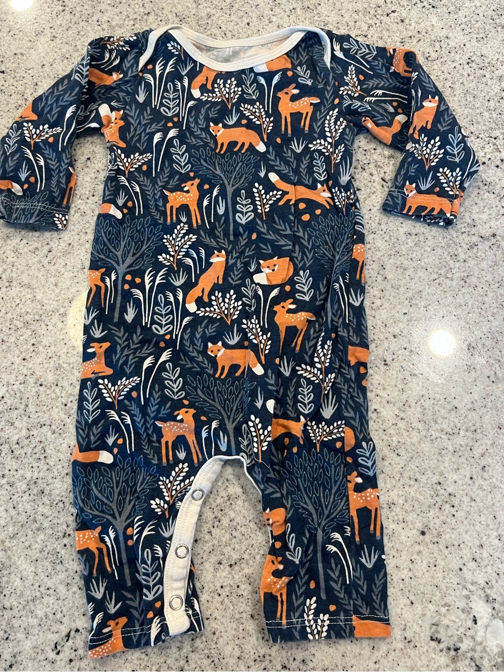 Winter Water Factory romper outfit baby 3 months organic cotton